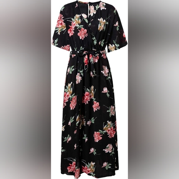 Floral Maxi Boho Dress - Picture 3 of 8